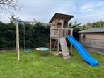 Speeltoestel Beach Hut met schommels, glijbaan en klimmuur, Kinderen en Baby's, Speelgoed | Buiten | Speeltoestellen, Ophalen