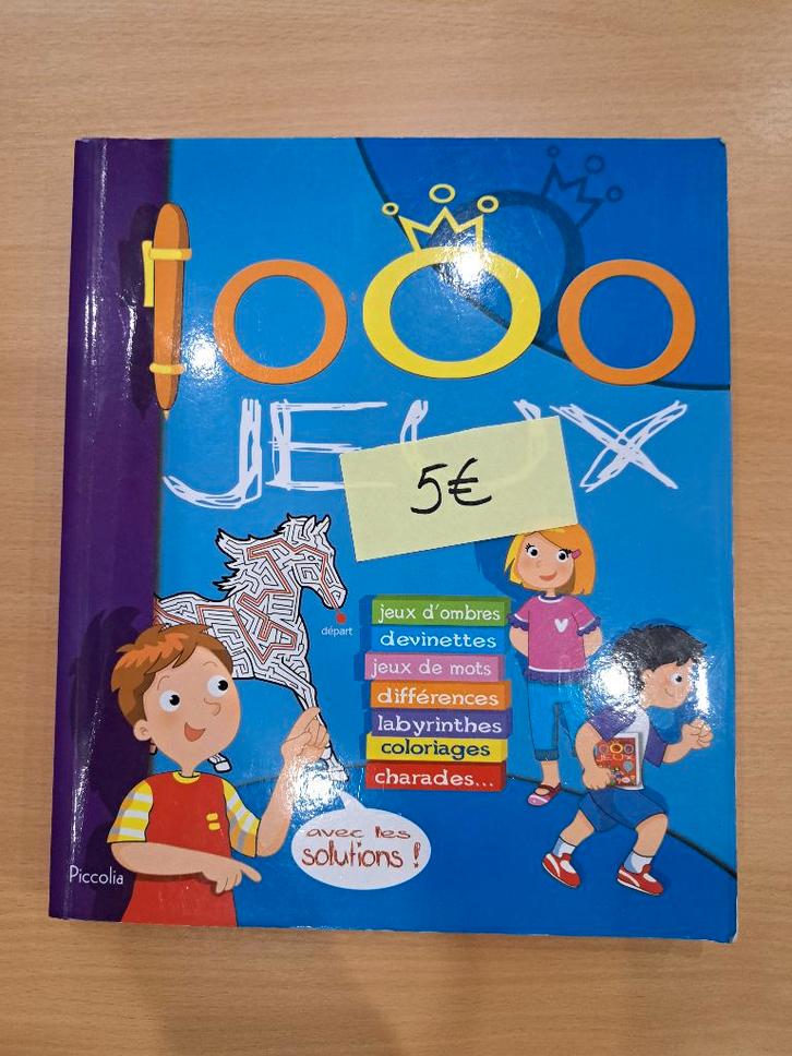 1000 jeux, Hobby en Vrije tijd, Denksport en Puzzels, Gebruikt, Puzzelboek, Ophalen of Verzenden