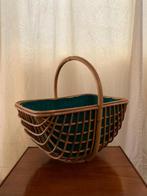 antieke rotan mand, Ophalen of Verzenden