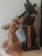 2 x houtsnijwerk boete processie veurne, Ophalen of Verzenden