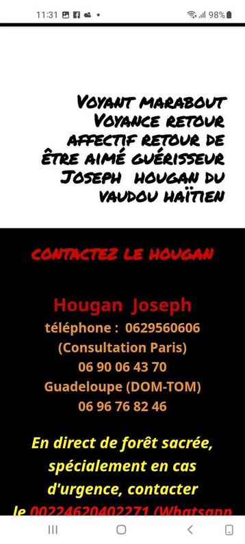 Voyance marabout paris geneve marabout vaudou suisse paris  beschikbaar voor biedingen