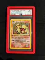 1/132 blaine's arcanine 1e psa 9 € 500,00 holo, Ophalen of Verzenden, Losse kaart