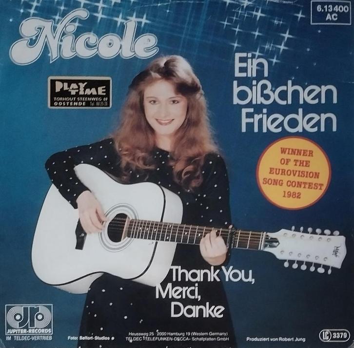 Nicole - Ein bishen frieden, Cd's en Dvd's, Vinyl Singles, Zo goed als nieuw, Single, Pop, 7 inch, Ophalen of Verzenden