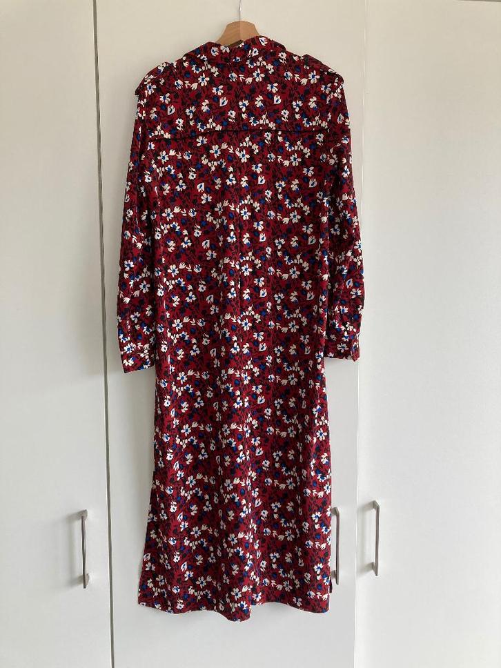 Jurk Topshop, Kleding | Dames, Jurken, Zo goed als nieuw, Maat 38/40 (M), Rood, Onder de knie, Ophalen of Verzenden
