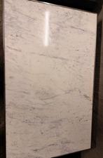 Echte marmer(richmond), Huis en Inrichting, Tafels | Bijzettafels, Ophalen, Overige materialen, Zo goed als nieuw, Witte marmer