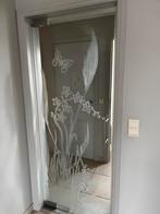 Glazen pivoterende deur, Ophalen, Zo goed als nieuw