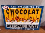 Emaillebord Chocolat Delespaul, Ophalen of Verzenden, Nieuw