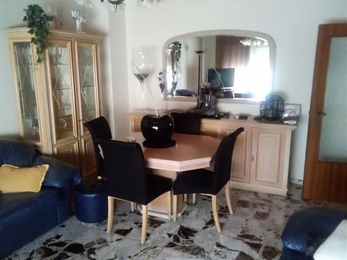 Volledige eetkamer + tv-meubel, Huis en Inrichting, Complete eetkamers, Zo goed als nieuw, 4 tot 6 stoelen, Ophalen
