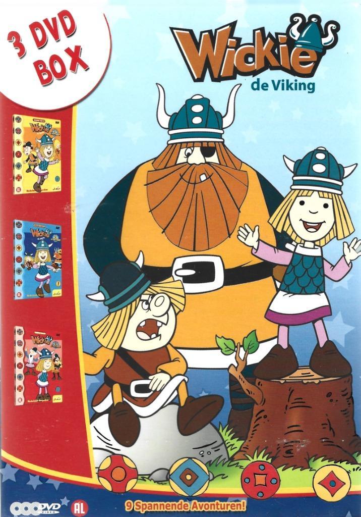 wickie de vinking, Cd's en Dvd's, Dvd's | Tekenfilms en Animatie, Nieuw in verpakking, Europees, Tekenfilm, Boxset, Alle leeftijden