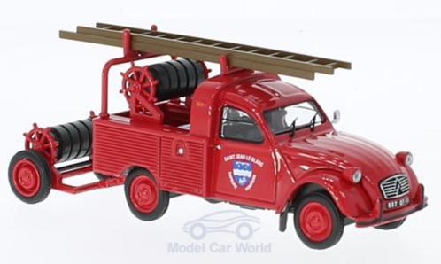 Citroën 2CV pompiers, Hobby en Vrije tijd, Modelauto's | Overige schalen, Nieuw, Auto, Verzenden