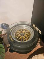 Porsche gt3 wiel salontafel mancave, Maison & Meubles, Moins de 50 cm, Autres matériaux, Rond, 50 à 100 cm