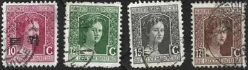 4 Postzegels Luxemburg 1914 Groothertogin Marie Adelheid beschikbaar voor biedingen
