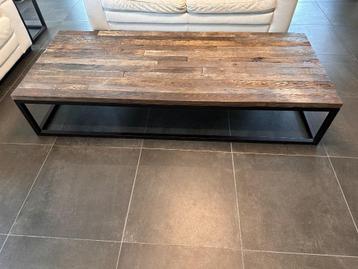 Salontafel & bijzettafel uit hout beschikbaar voor biedingen