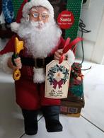 Holiday creations bewegende kerstman op kist, Ophalen, Zo goed als nieuw