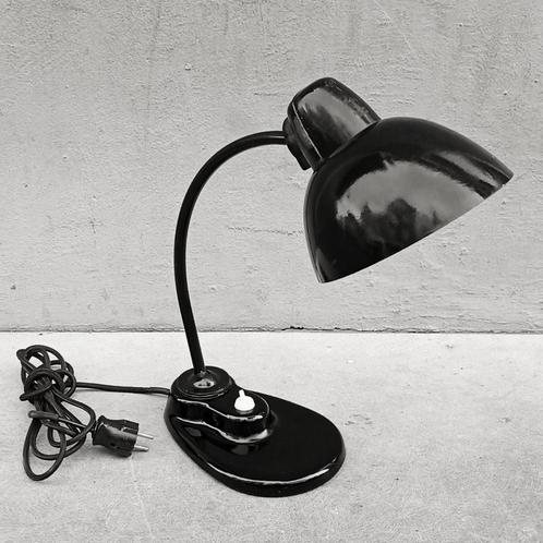 Bauhaus Bureaulamp KANDEM LBL Zwart Midcentury M. Brandt DDR, Huis en Inrichting, Lampen | Tafellampen, Gebruikt, Minder dan 50 cm