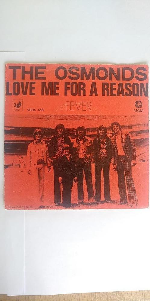 single the osmonds--love me for a reason----, Cd's en Dvd's, Vinyl Singles, Gebruikt, Single, Dance, 7 inch, Ophalen of Verzenden