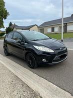 Ford fiesta, Auto's, Zwart, Leder en Stof, Zwart, 5 deurs