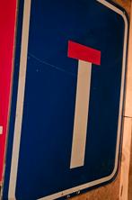 Verkeersbord doodlopende straat, Verzamelen, Ophalen of Verzenden, Zo goed als nieuw
