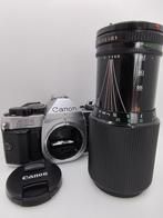 Canon AE1Program met FD zoom lens 70-210mm  1:4, Audio, Tv en Foto, Fotocamera's Analoog, Spiegelreflex, Canon, Gebruikt, Ophalen of Verzenden