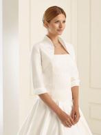 grote maat bolero taffeta maat 36 38 40 42 44 46 48 50 52, Ophalen of Verzenden, Nieuw, Maat 46/48 (XL) of groter, Wit