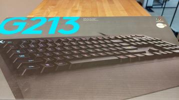 LOGITECH G213 PRODIGY RGB GAMING TOETSENBORD –AZERTY- NIEUWY, Neuf, Clavier gamer, Logitech, Azerty