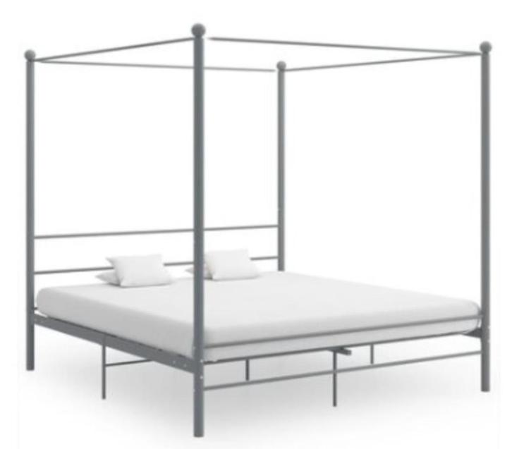 hemelbed in witte lak!, Huis en Inrichting, Slaapkamer | Bedden, Nieuw, Tweepersoons, 160 cm, 200 cm, Metaal, Wit, Ophalen