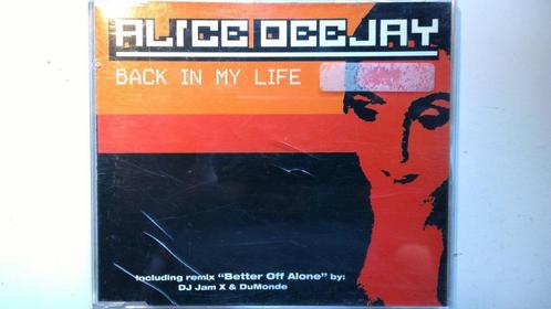 Alice Deejay - Back In My Life, CD & DVD, CD Singles, Comme neuf, Dance, 1 single, Maxi-single, Envoi