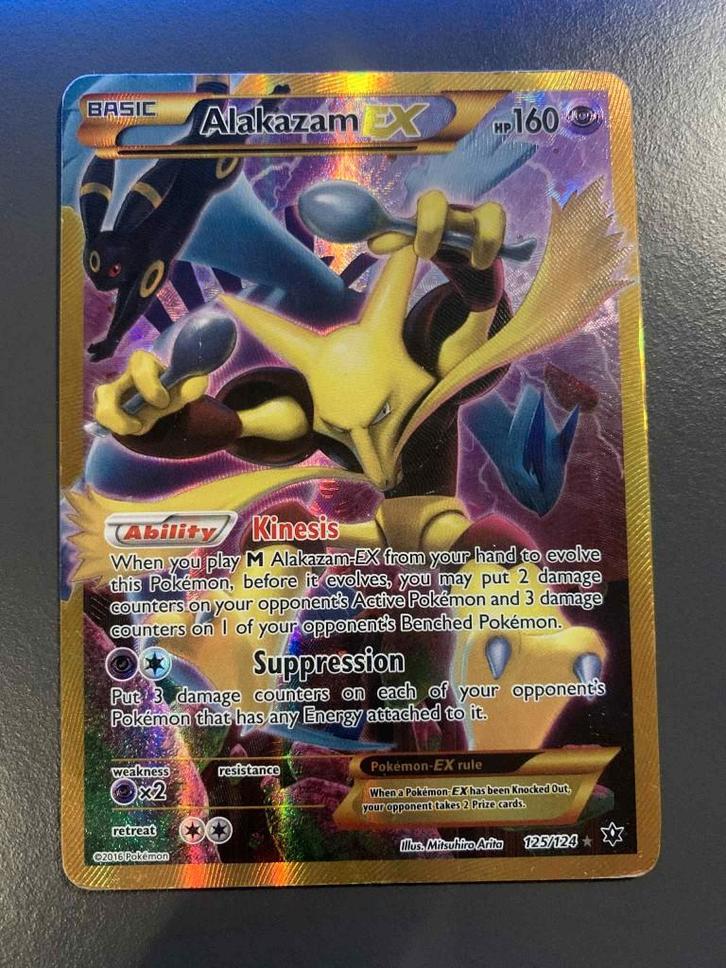 Alakazam EX (FCO 125) - EXC/GD, Hobby en Vrije tijd, Verzamelkaartspellen | Pokémon, Zo goed als nieuw, Losse kaart, Foil, Ophalen of Verzenden