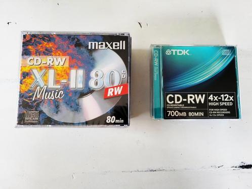 Maxell Cd-Rw Audio, TDK CD-RW 80 Maxell Cd-Rw Audio Xl-ii Zi, Computers en Software, Beschrijfbare discs, Nieuw, Cd, Herschrijfbaar