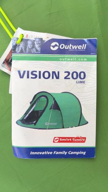 Pop-up tent 2 personen Outwell Vision 200 beschikbaar voor biedingen