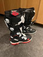 Sidi Crossfire 2 SRS Black White Motocross Boots, Motoren, Kleding | Motorkleding, Ophalen, Heren, Laarzen, Tweedehands