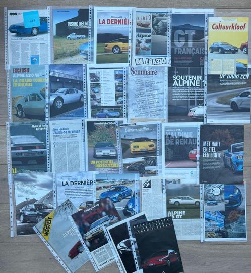 RENAULT ALPINE - ARTIKELS, Boeken, Auto's | Folders en Tijdschriften, Renault, Ophalen of Verzenden