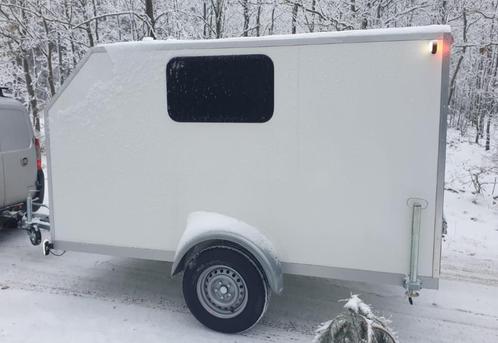 Wintercamping Avontuur in de Mini Caravan, teardrop, compact, Caravans en Kamperen, Caravanaccessoires, Nieuw, Verzenden
