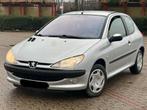 PEUGEOT 206 benzine AUTOMAAT GEKEURD, Autos, Peugeot, Noir, 5 places, Automatique, Particulier