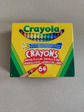 Crayola - 64 crayons de cire disponible aux enchères