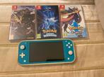 NINTENDO SWITCH LITE + GAMES, Games en Spelcomputers, Online, Virtual Reality, Zo goed als nieuw, 3 spelers of meer