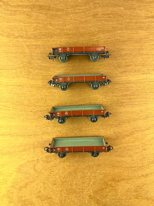 -Marklin vintage wagons ( 4 stuks ), Hobby en Vrije tijd, Modeltreinen | H0, Gebruikt, Wagon, Gelijkstroom of Wisselstroom, Märklin