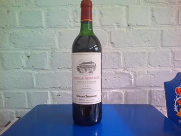Fles rode wijn:Chateau Montagne 1993.