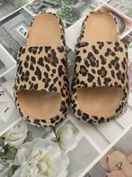 Nieuw lichte pantoffels tijgermotief Maat: 36-37, Kleding | Dames, Schoenen, Slippers, Overige kleuren, Nieuw, Ophalen of Verzenden