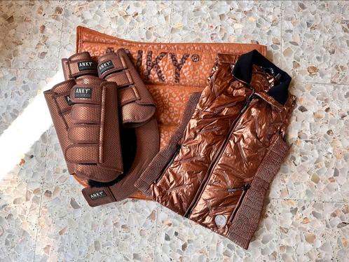 Complete Anky dressuur set leopard copper 2021, Dieren en Toebehoren, Paarden en Pony's | Dekens en Dekjes, Nieuw, Dekje, Ophalen of Verzenden
