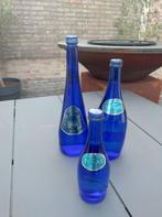 Lot van 3 blauwe waterflessen - Ty Nant & Lynx  Ongeopend, Collections, Porcelaine, Cristal & Couverts, Enlèvement ou Envoi, Neuf