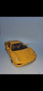 Ferrari 360 Modena geel 1999 Burago 1/18, Ophalen of Verzenden
