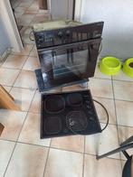 Kookplaat en oven, Elektronische apparatuur, Kookplaten, Ophalen, Gebruikt, 4 kookzones, Inbouw