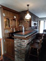 antieke bar, Ophalen, Zo goed als nieuw, Inclusief barstoelen