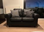 Tweepersoons sofa Ikea zwart leer, Huis en Inrichting, Zetels | Zetels, Ophalen, Overige materialen, Gebruikt, 150 tot 200 cm