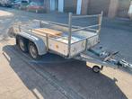 Aanhangwagen dubbelas 2T geremd, Ophalen, Gebruikt