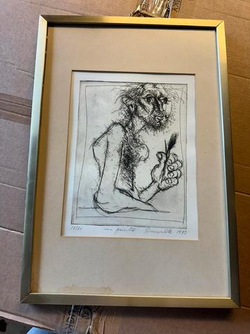 Roger Somville – “Un Peintre” (1973) – genummerde ets 37/60 beschikbaar voor biedingen