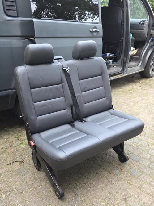 Originele VW dubbele bank in leder, Auto-onderdelen, Interieur en Bekleding, Volkswagen, Gebruikt, Ophalen