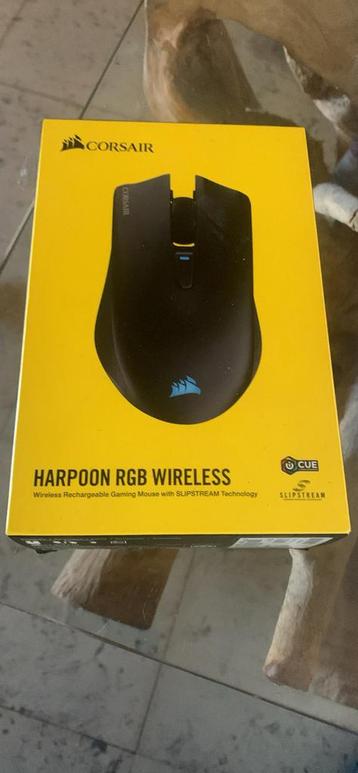 Corsair Harpoon RGB Wireless, Souris, Comme neuf, Enlèvement, Droitier