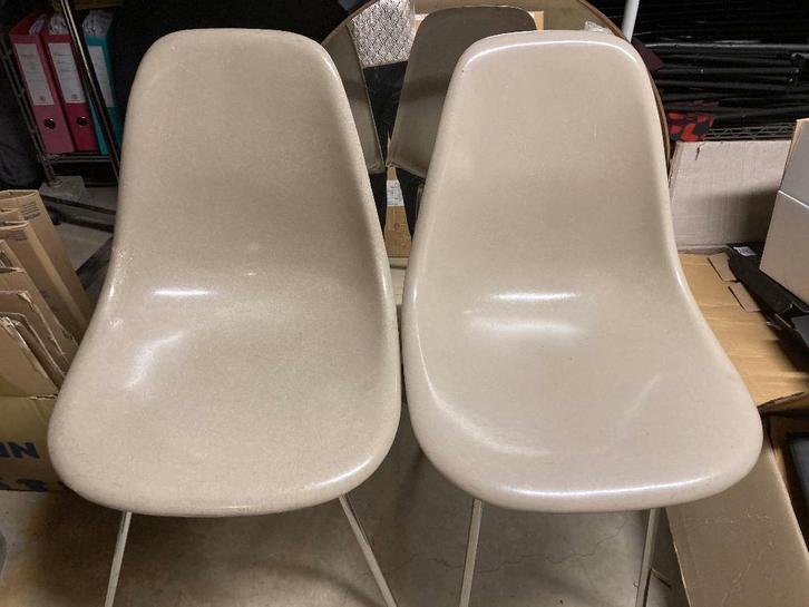 Chaise Herman Miller, Huis en Inrichting, Stoelen, Gebruikt, Twee, Metaal, Overige materialen, Overige kleuren, Ophalen